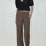 Folded Stripe Pants