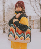 Wrangler Southwestern Pattern Concealed Carry Wide Tote Collection