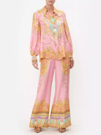 Pink Tropical Print Set