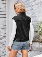 Washed Classic Denim Vest
