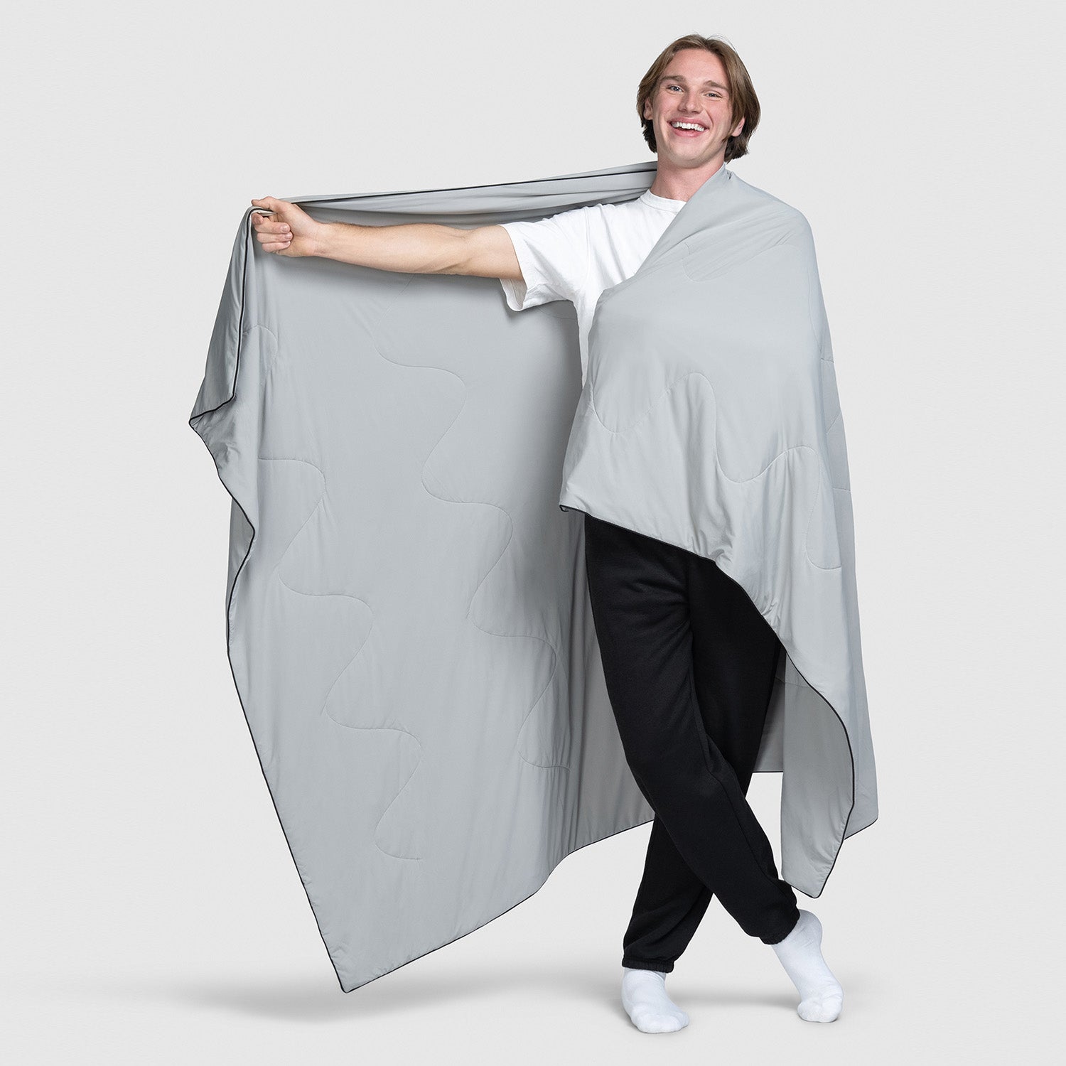 Grey Cooling Blanket