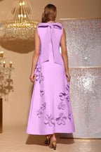 Ethel Flower Embellished Sleeveless Maxi Dress