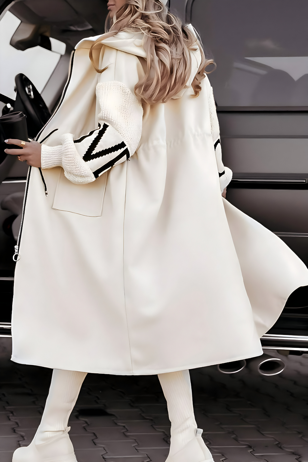Rosana | Elegant Hooded Coatigan