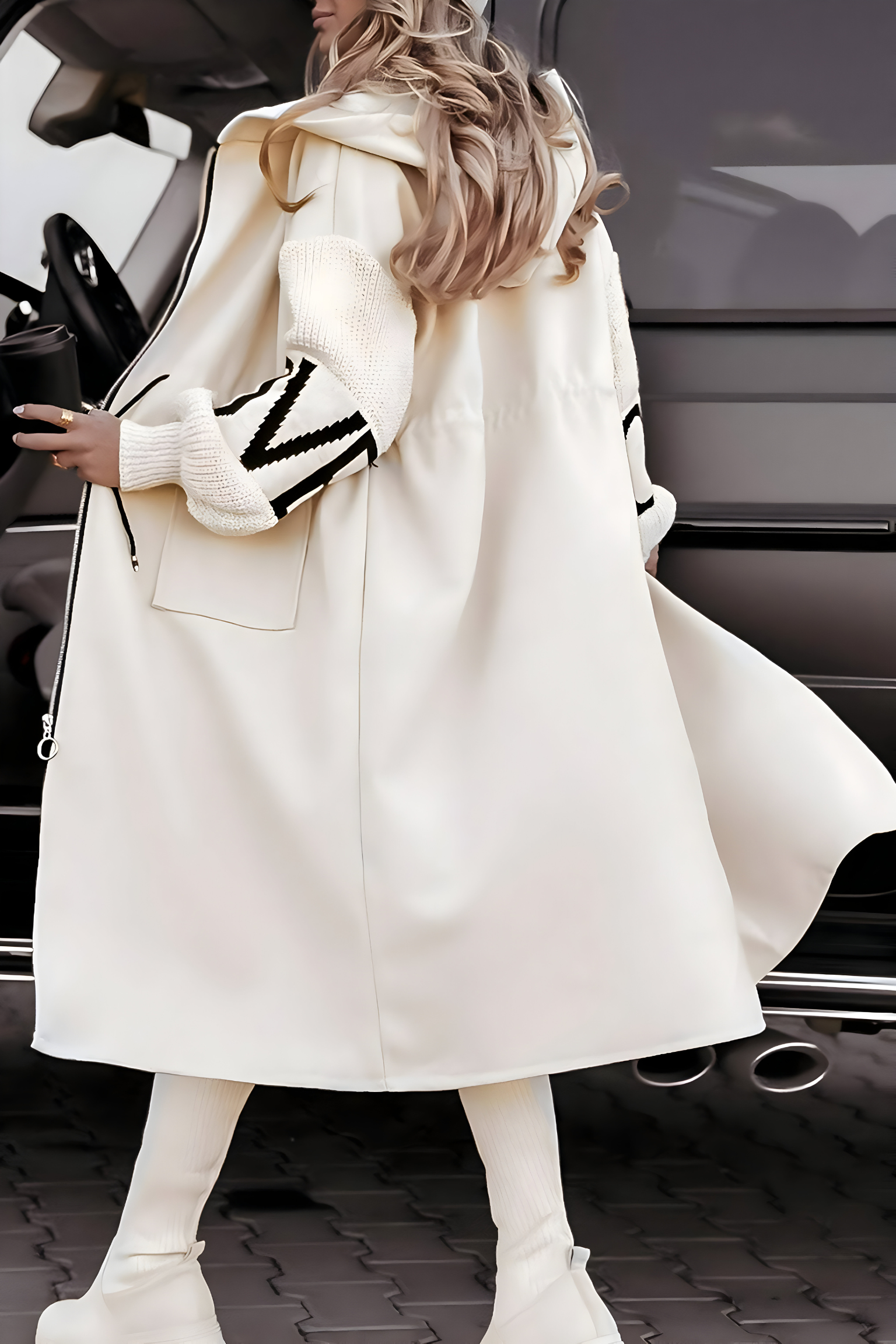 Rosana | Elegant Hooded Coatigan