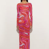 Marm Chiffon Maxi Dress