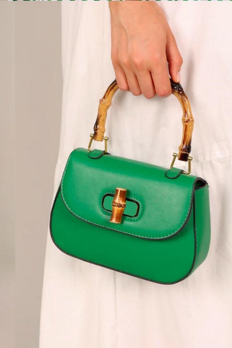 Bolsa de selim com alça de bambu Riva