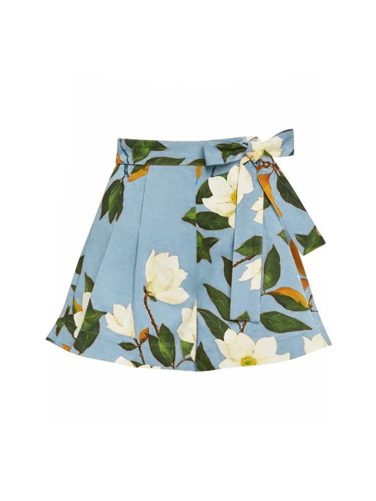Fresh Floral One Piece Swimsuit Set