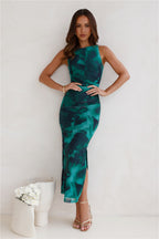 For The Party Mesh Maxi Dress – Tropical Elegance & Seductive Fit