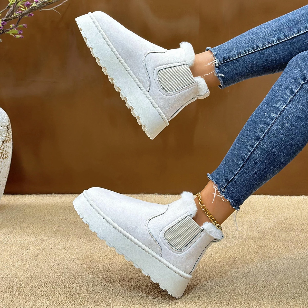 CozyLift™ Platform Boots – Supportive Warmth for Sensitive Feet
