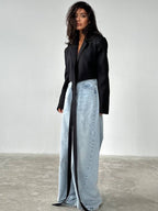 Tie-Waist Blazer