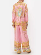 Pink Tropical Print Set