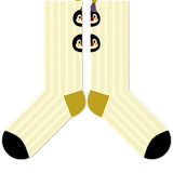 Cartoon Penguin Striped Socks