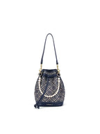 Jacquard Star Crossbody Bucket Bag