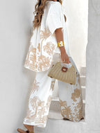 Casual Linen Shirt & Pants