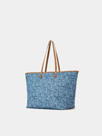 Woven Luxe Tote Bag for Women