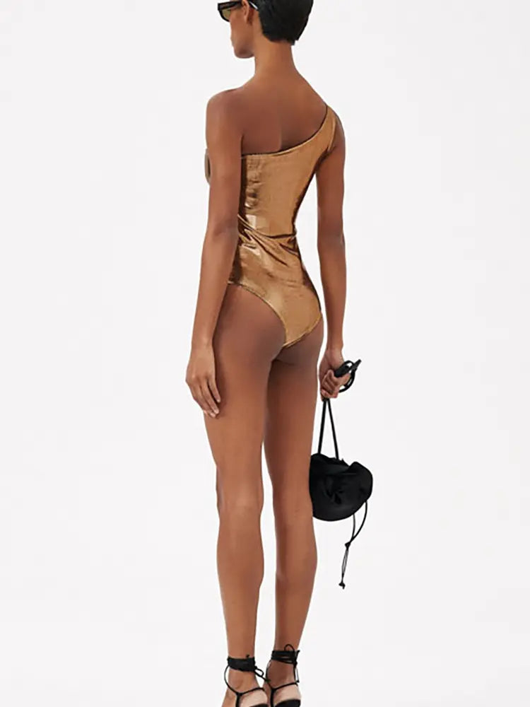 Floral Cutout Swimsuit Set