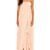 Twilight Cascade Asymmetrical Gown