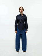 Asymmetric Wrap Shirt