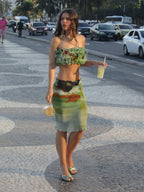 Mini Paisage Top & Landscape Skirt