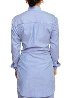 Blue Bar Skirt Set