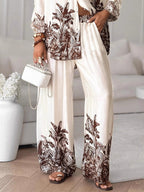 Printed Long Sleeve & Pants Set