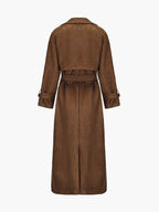 Molly | Kunstwildleder Trenchcoat