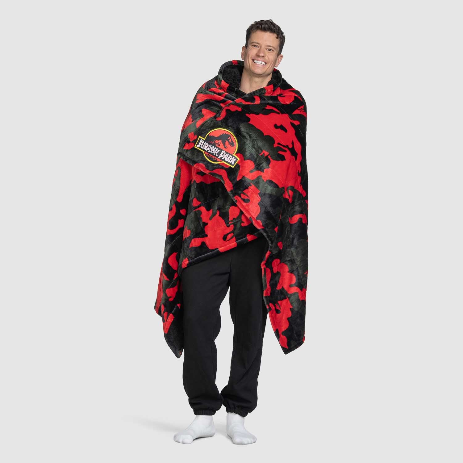 Jurassic Park Sherpa Blanket