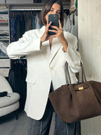 Melanie suede bag