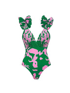Floral Print Resort Swimsuit Set