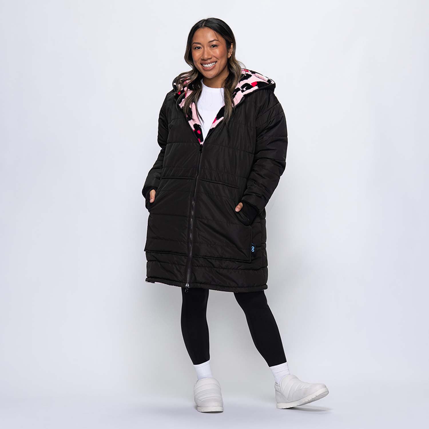 Black/Pink Leopard Print