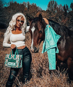 Wrangler Aztec Concealed Carry Canvas Tote Bag Collection