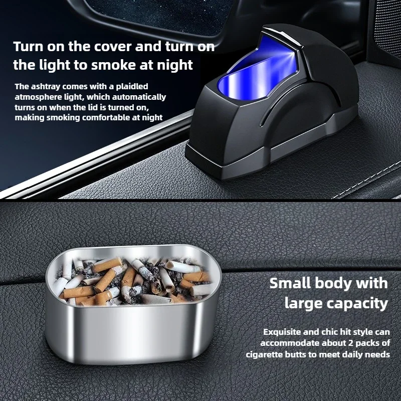 Car Door Ashtray | Windproof Design