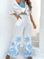 Casual Linen Shirt & Pants