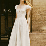 Quinn Dress-White