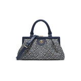 New Blue Luxury Frame Top Crossbody Bag