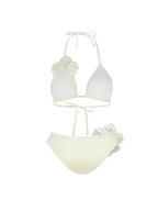 Halter 3D Floral Sexy Bikini Set