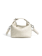 Handwoven Handheld Leather Bag