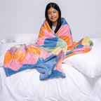 Pastel Wave Blanket