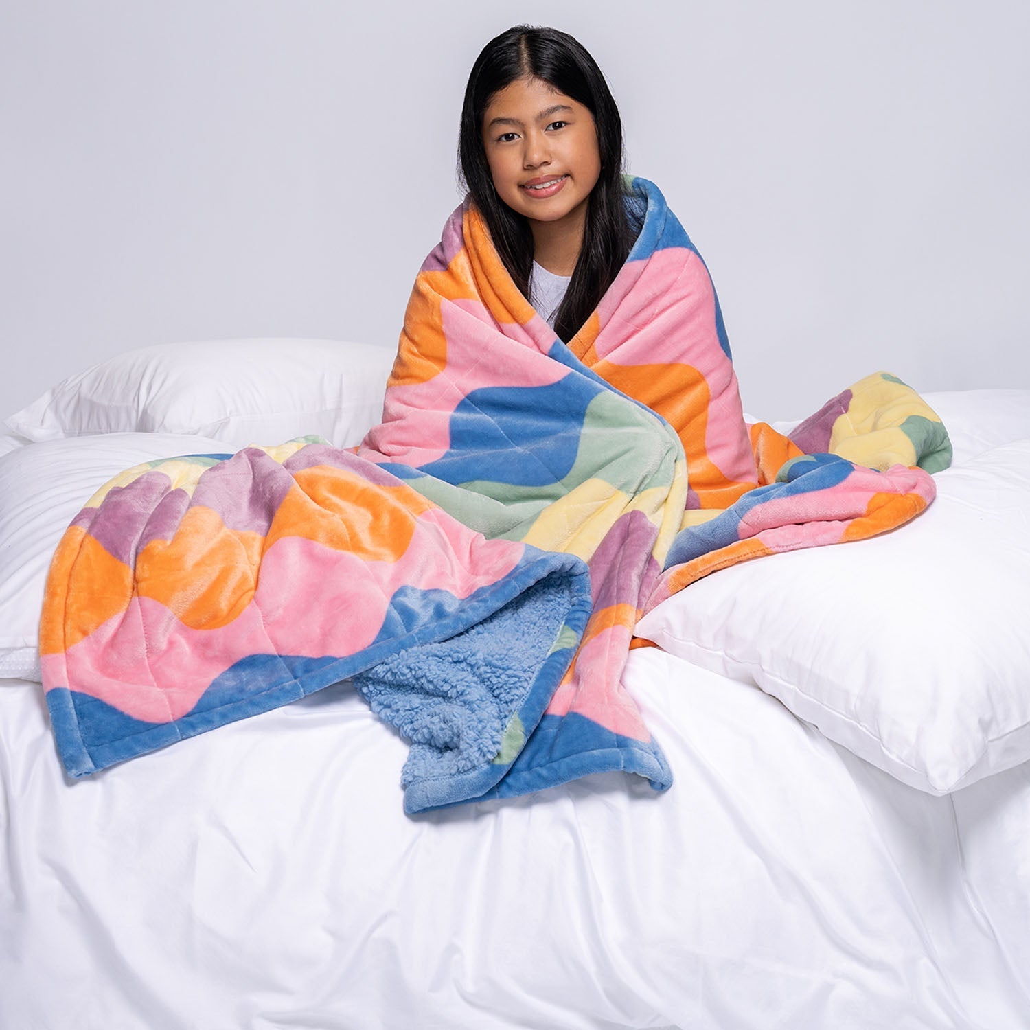 Pastel Wave Blanket