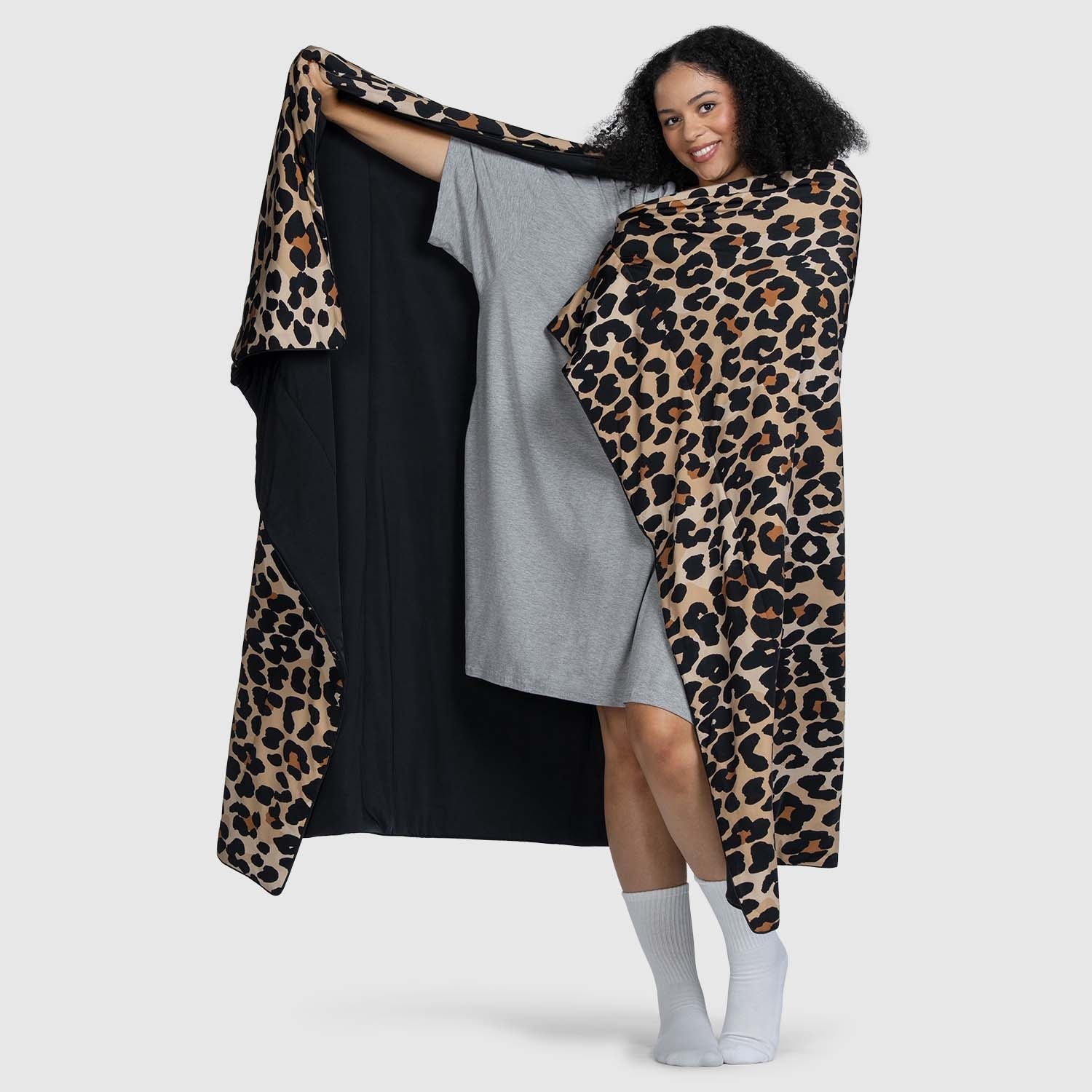 Leopard Print Cooling Blanket