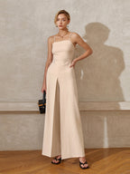 High-End Solid Waist Jumpsuit