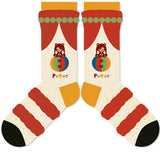 Cute Cartoon Illustration Mid-Calf Socks