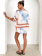 Printed Shirt & Shorts Set