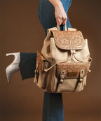 Wrangler Floral Tooled Concealed Carry Backpack