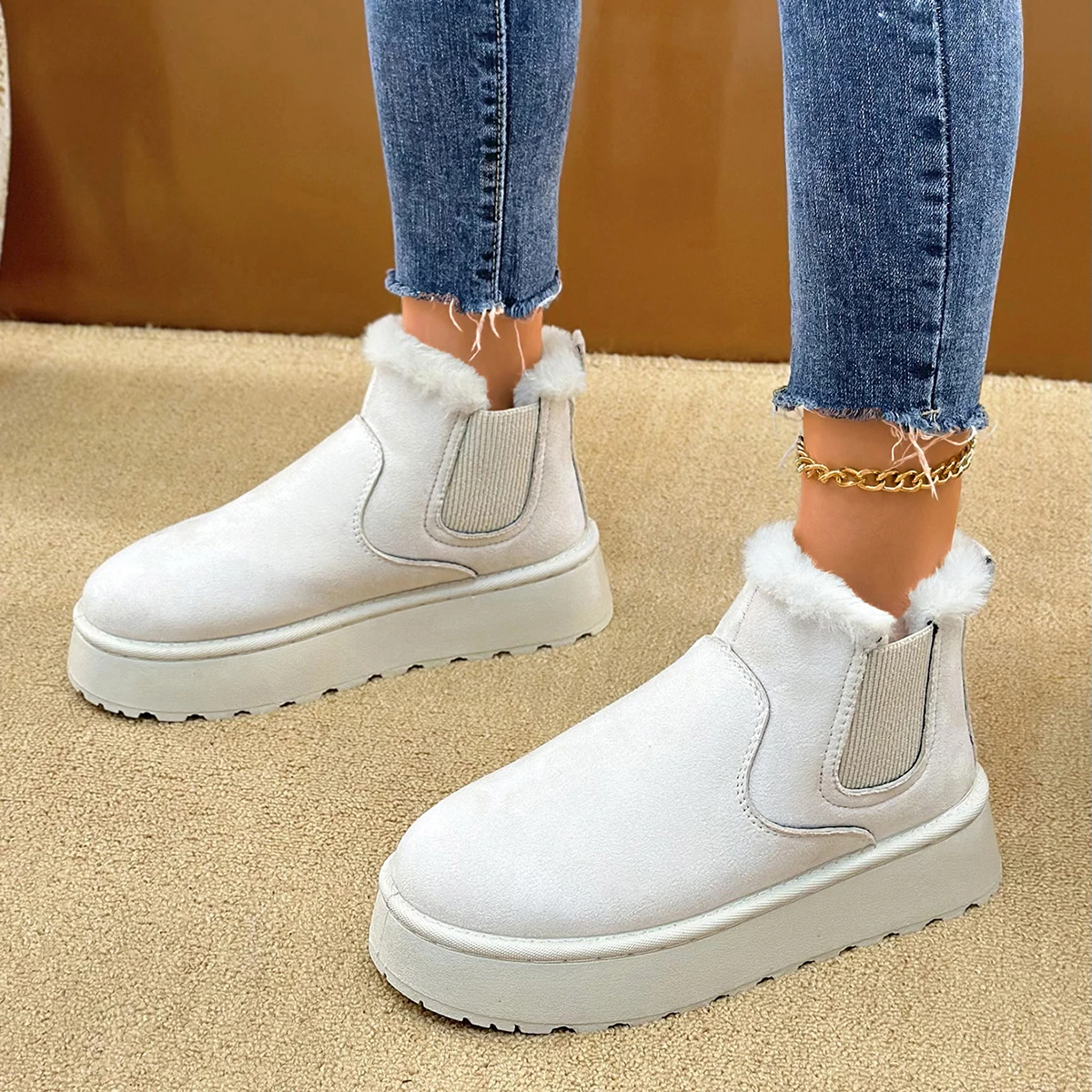 CozyLift™ Platform Boots – Supportive Warmth for Sensitive Feet