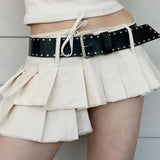 Sexy Asymmetric Pleated Skirt