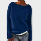 Regine – Solid-color knit sweaters