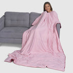 Pink/Burgundy Colour Block Cooling Blanket