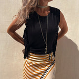 Told You So Girl Tassel Trim Relaxed Top
