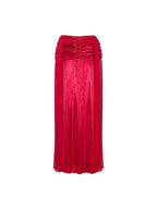 Red Glossy One-Piece with 3D Butterfly